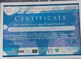 Сертифікат йогатерапії